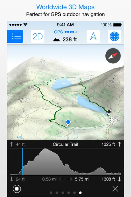 Maps 3D -  Outdoor GPS