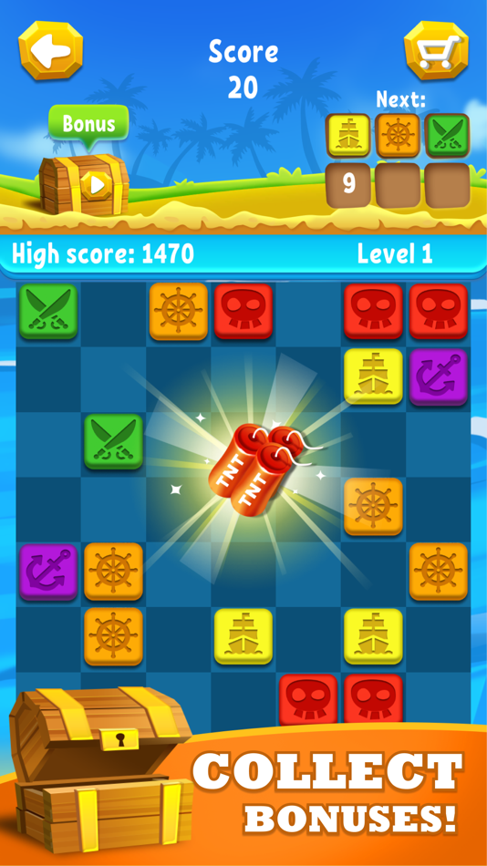 #3. Pirate's Dice: Four in a row (iOS) 来自: Artem Lanin