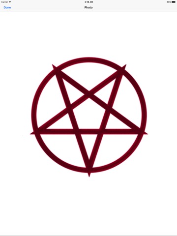 Satanic Pentagram Stickersのおすすめ画像1