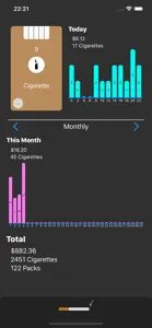 Cigarette Count screenshot #4 for iPhone