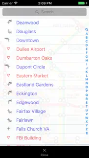 kickmap washington dc metro iphone screenshot 4