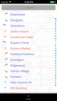 KickMap Washington DC Metro iphone bilder 3