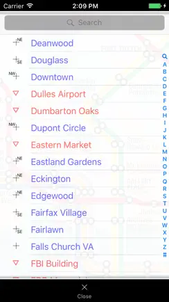 KickMap Washington DC Metro iPhone image 4