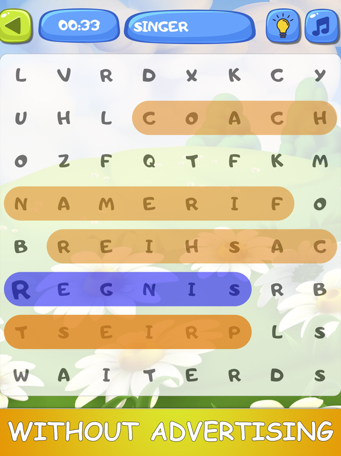 MGKidsWords word puzzle games