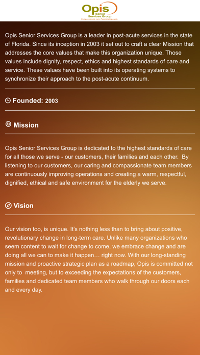 Opis Senior Services Group screenshot 2