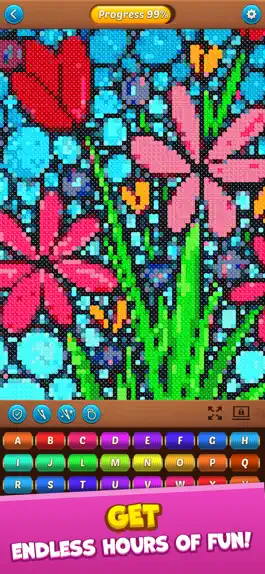 Game screenshot Cross Stitch: Coloring Art mod apk