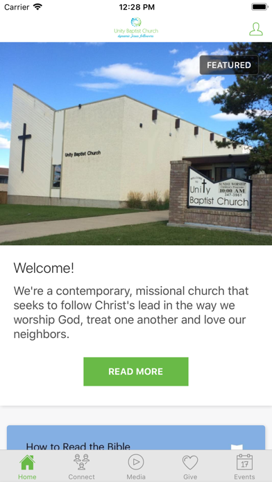 Unity Baptist Church Screenshot