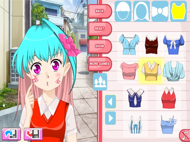 Anime girl character creator And Dress Up Game::Appstore for  Android