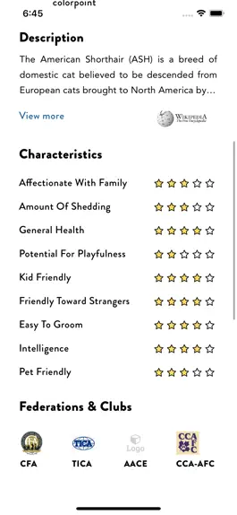 Game screenshot Cats Pedia: Breed identifier hack