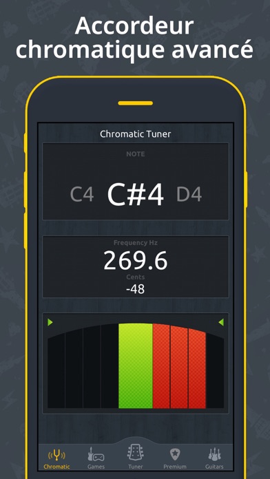 Screenshot #2 pour Accordeur de Guitare et Basse