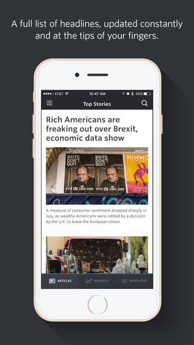 MarketWatch - News & Data Screenshot