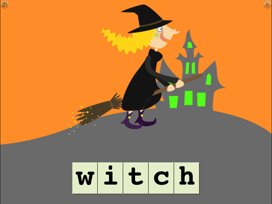 First Words Halloween iPad app afbeelding 2