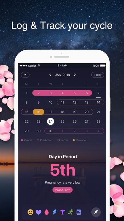 Period Calendar - Cherry screenshot-5