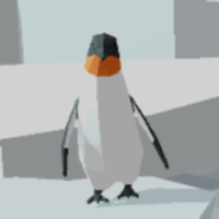 3D король пингвинов в боулинге