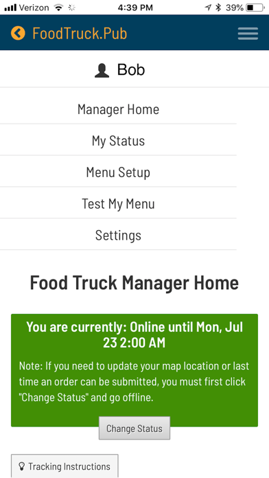 Food Truck Pub Screenshot