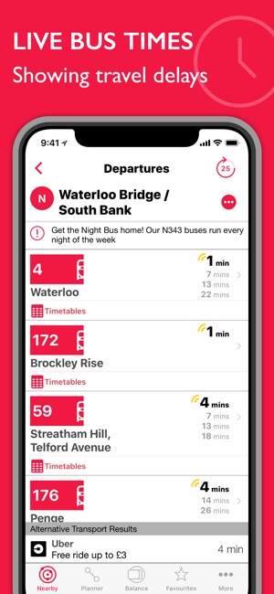 Bus Times London Pro