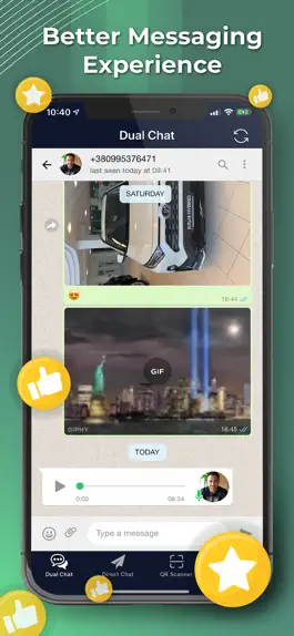 Game screenshot WA Dual Chat apk