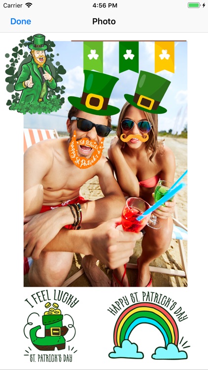 St. Patrick Irish Day Stickers