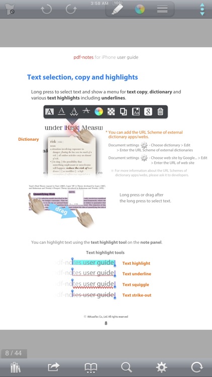 pdf-notes for iPhone