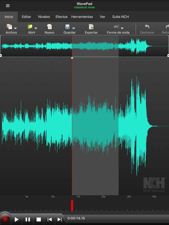 Screenshot #5 pour WavePad, editor de audio