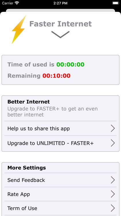 Faster network speed up VPN screenshot-3