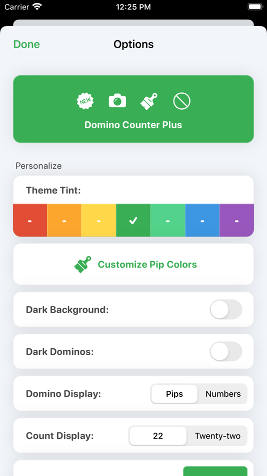 #5. Domino Counter (iOS) 由: Zach Miles