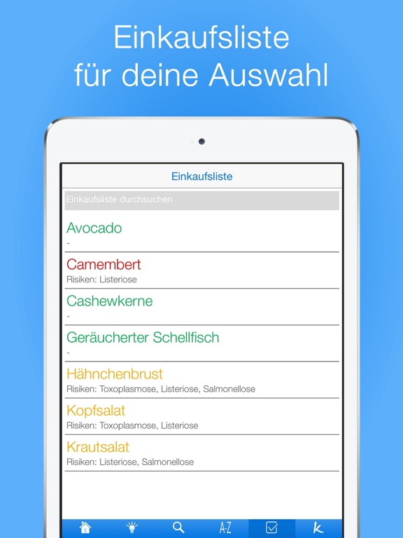 Screenshot #5 pour Schwangerschaft Lebensmittel