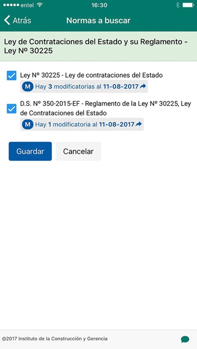 Sistema Legal ICG Screenshot