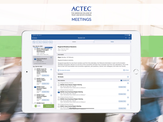 Screenshot #4 pour ACTEC Meeting App