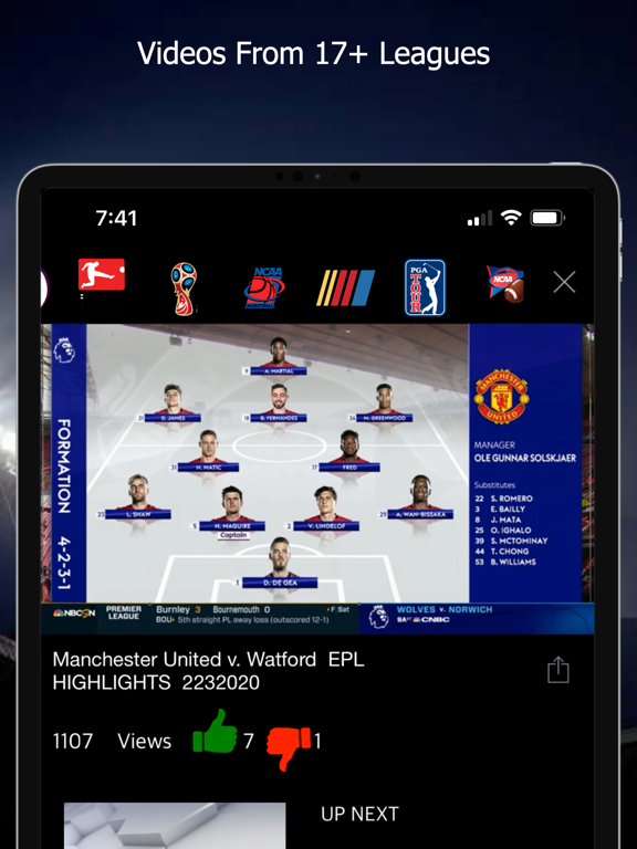 Screenshot #5 pour Sports Highlights - Game Video