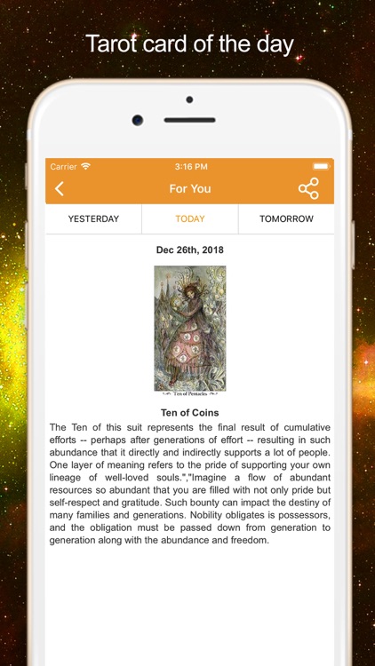 Daily Horoscopes & Tarot Card