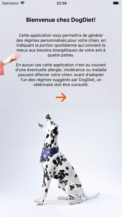 Screenshot #2 pour DogDiet - Nourrir votre chien