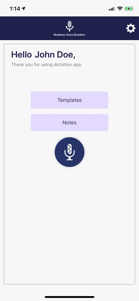 Dictation App