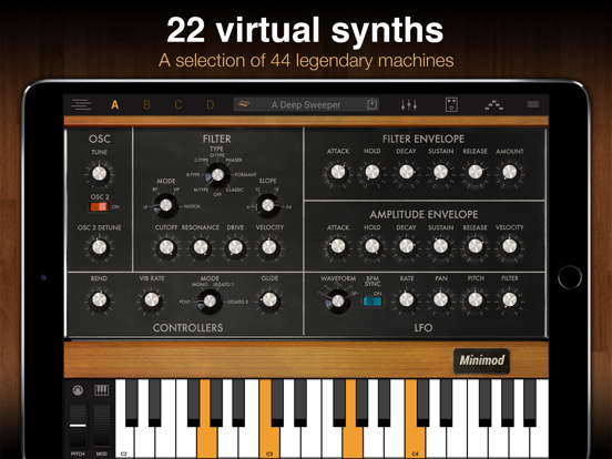 Syntronik CS iPad app afbeelding 1