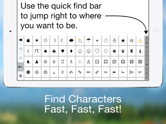 Special Characters++ iPad app afbeelding 2