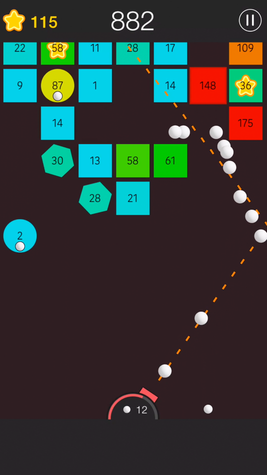 #2. Nonstop Balls (iOS) 由: ThinkCube Inc.