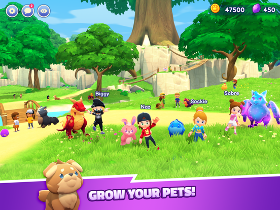 World of Pets - Multiplayer iPad app afbeelding 1