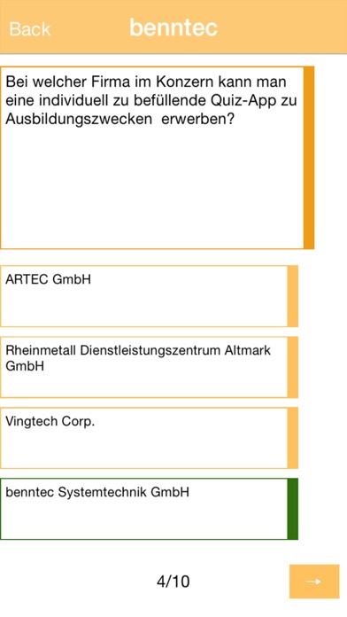 Quiz-App Q?A Screenshot