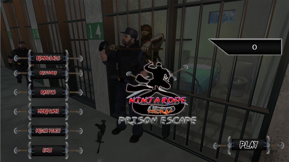 Ninja Rope Hero Prison Wayout - 1.0 - (iOS)