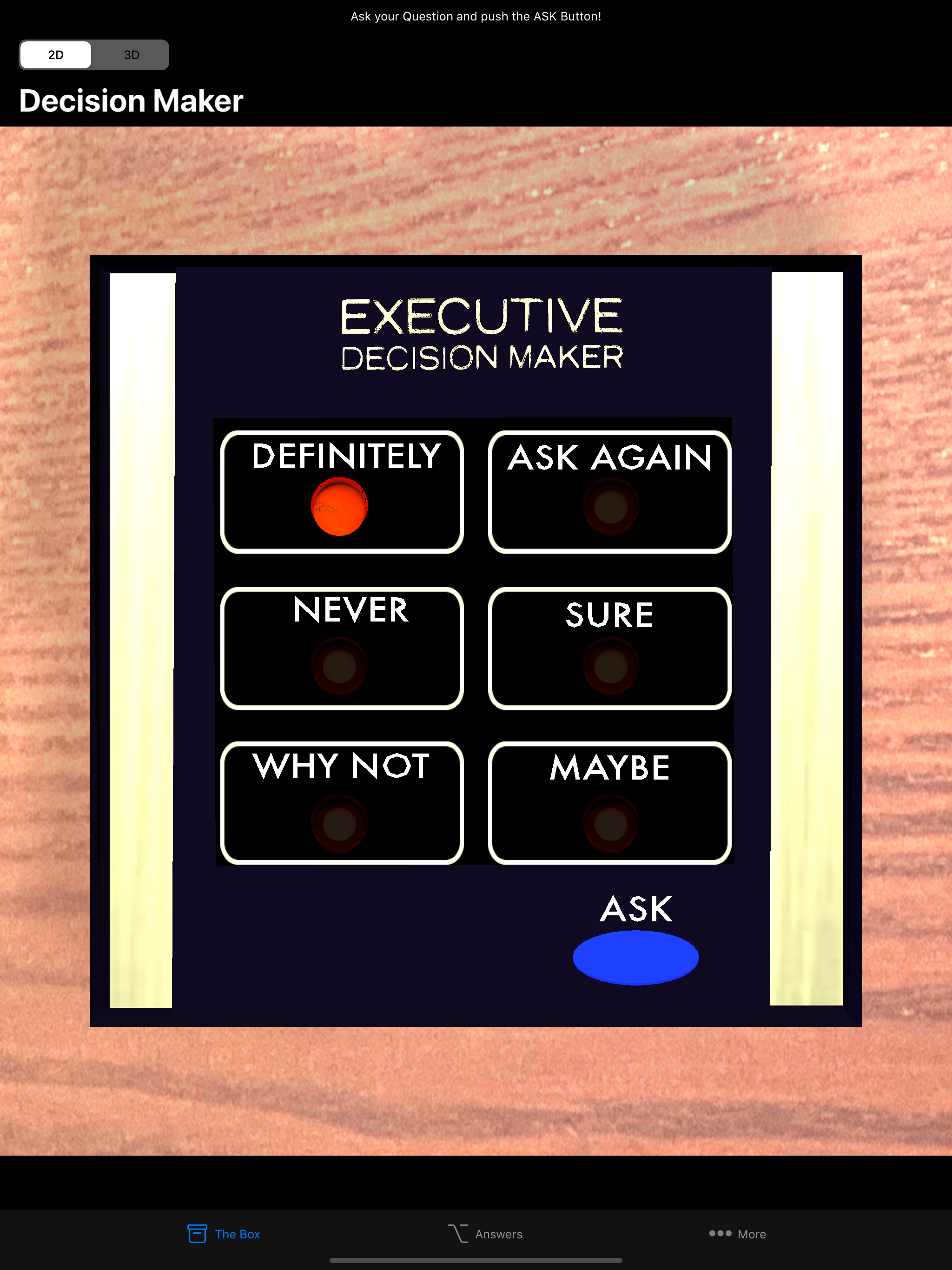 Decision Maker Box