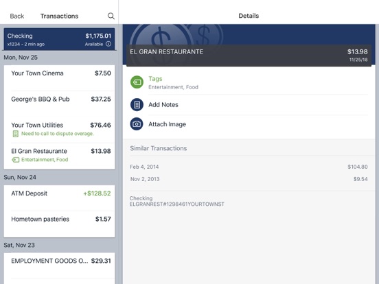 UBank Mobile iPad screenshot 2 - Finance app
