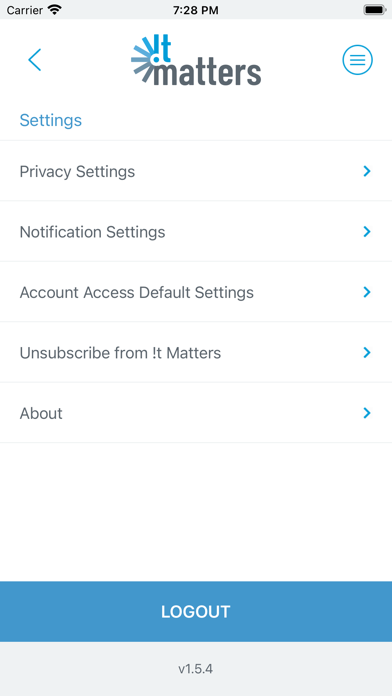 How to cancel & delete !TMatters from iphone & ipad 2