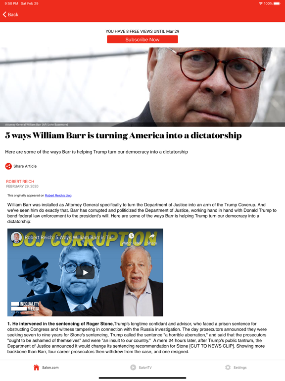 Screenshot #5 pour Salon.com