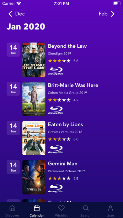 Screenshot #2 pour DVD Movie Tracker