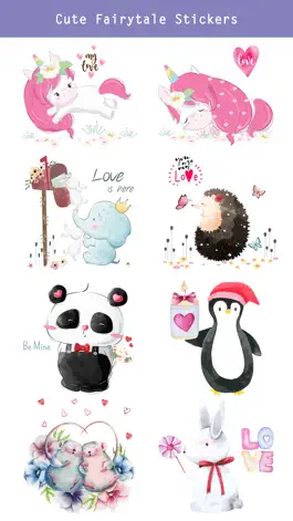 Game screenshot Fairytale Love Stickers hack