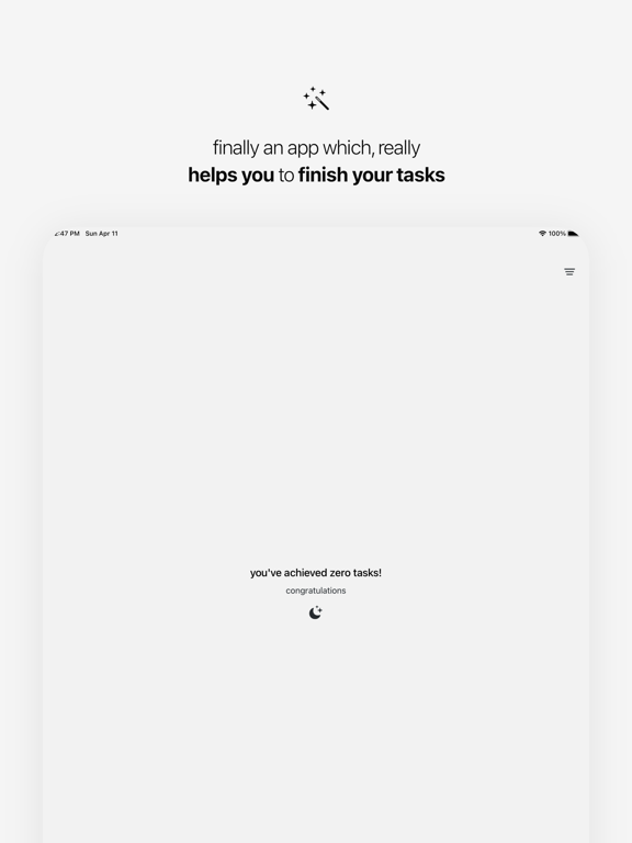 Note - to do list and tasks iPad screenshot 4 - Productivity app