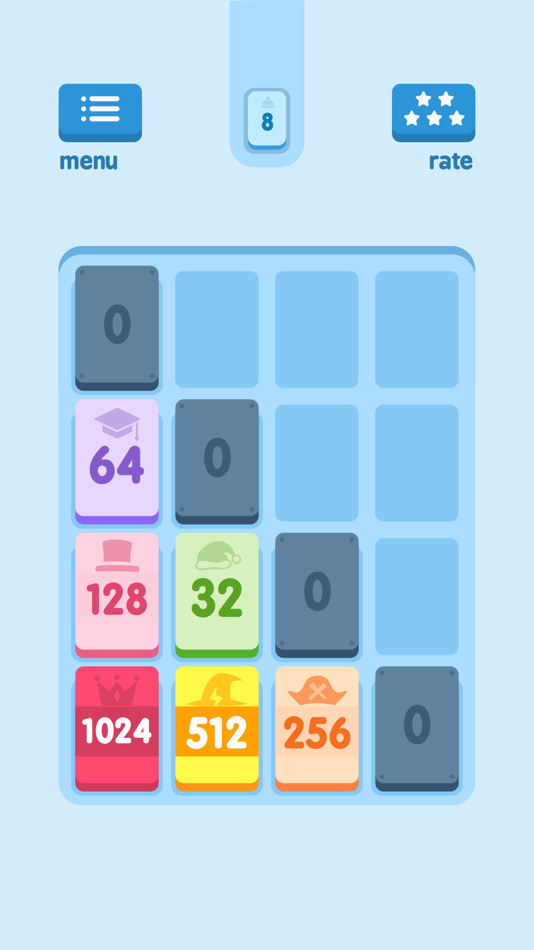 #1. 2048 Bx - Number Puzzle Game (iOS) By: Dang Nguyen