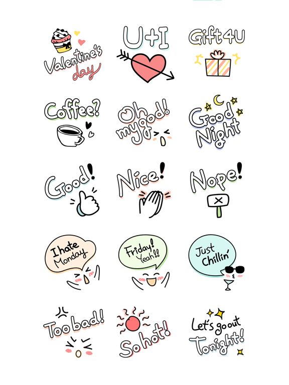 Screenshot #5 pour What's up doodle stickers