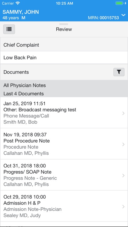 PowerChart Touch