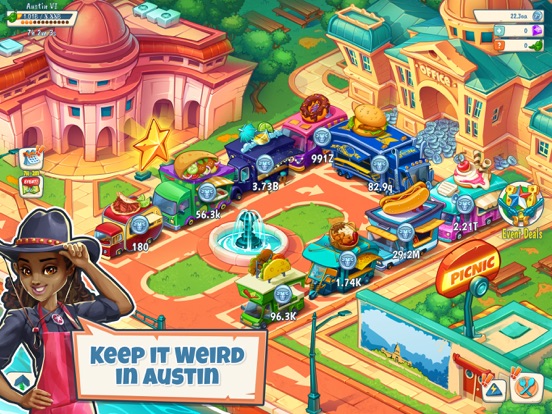 Idle Food Truck Tycoon™ iPad app afbeelding 2